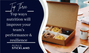 nutrition will improve your team's performance and resilience